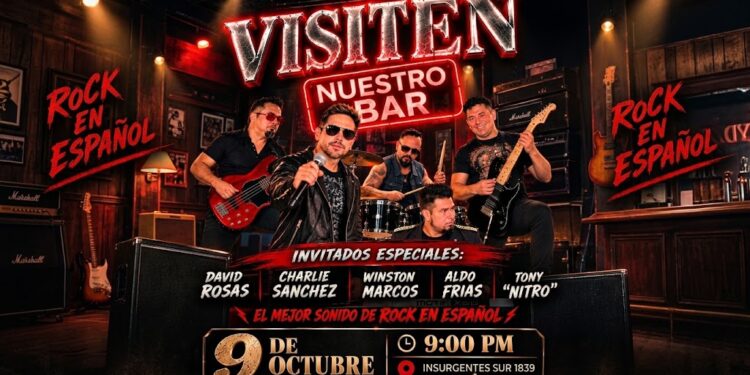 “Visiten Nuestro Bar” abrirá sus puertas con dos noches para celebrar el rock en español
