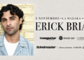 Erick Brian, una de las voces que conquistaron al público con CNCO, presenta su etapa solista en la Maraka