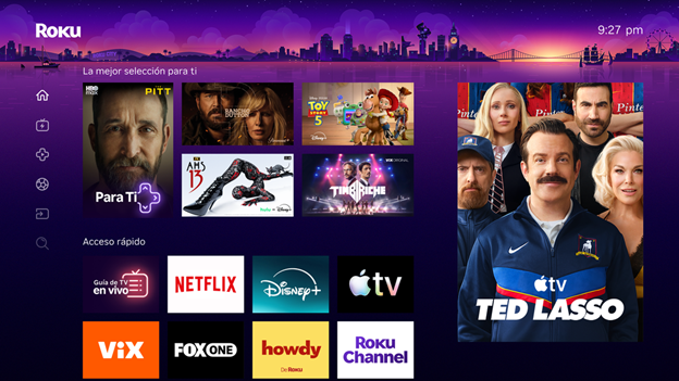 Roku presenta en México su nueva pantalla de inicio