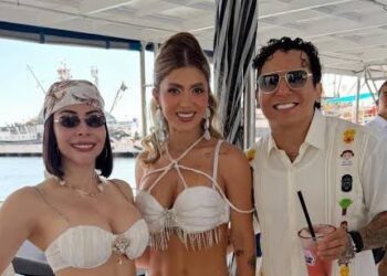 Jocessita y Edwin Luna avivan rumores de romance tras coincidir en el cumpleaños del cantante