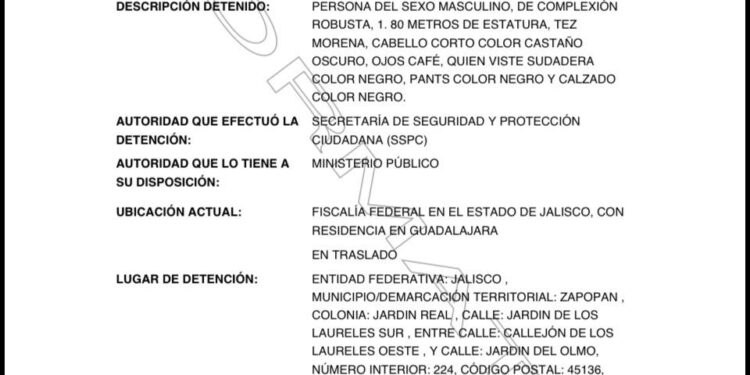 Detiene en Jalisco al abogado Aldo Castellanos Torres, presunto integrante de Red de litigantes ligados a fraudes, despojos y lavado de dinero del CJNG