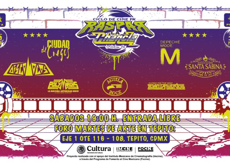 CINEMA TEPITO PRESENTA PA’ RASPAR LA CHANCLA VOL. 2: DE LA PANTALLA A LA PISTA