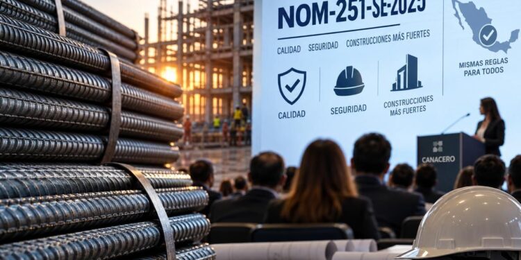 CANACERO y Secretaría de Economía fortalecen la implementación de la NOM-251 para garantizar la calidad y seguridad del acero en México