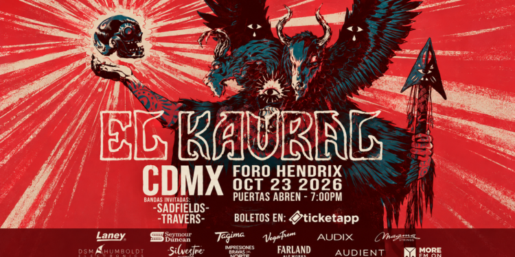 Mañana el KAURAL llevará su rock y psicodelia al Foro Hendrix de la CDMX