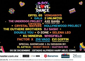 I Love Dance 2026: la nostalgia del eurodance llegará al Estadio Alfredo Harp Helú