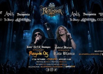Este fin de semana llegan a Chalco Javier “Zeta” Domínguez, exvocalista de MÄGO DE OZ, y Gabriel Marián, Exrata Blanca, para el RETUMBAR FEST