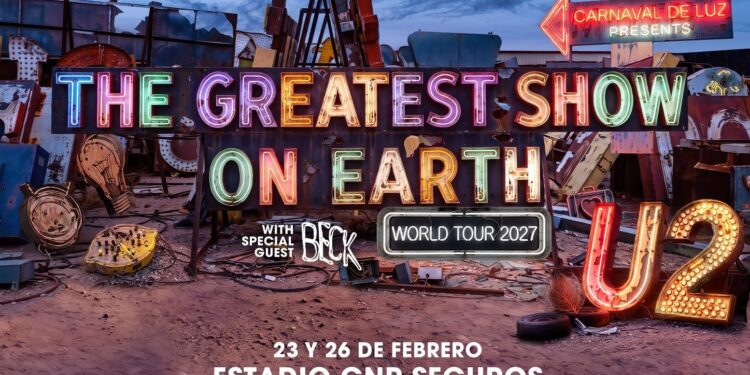 U2 anuncia Carnaval de Luz presenta: The Greatest Show On Earth World Tour 2027